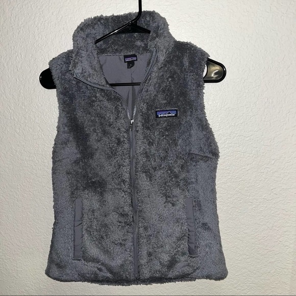 Patagonia Jackets & Blazers - Patagonia Grey Los Gatos Fluffy Vest Size Small